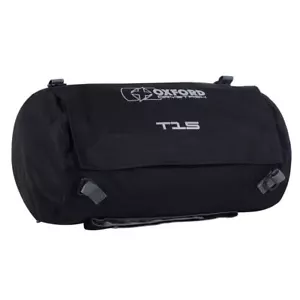 Oxford Drystash T15 Waterproof Motorcycle Roll Bag Tail Pack Bike Tail Bag Black - Picture 1 of 6