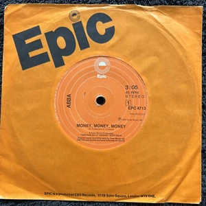 ABBA – Money Money Money 7'' Vinyl 1976 CLEANED/PLAY TESTED VG+ VIDEO CLIP - Foto 1 di 6