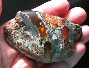 Auténtico Ámbar Dominicano Fósil Verde GRANDE 51 g de Minas Palo Quemado - Imagen 1 de 10