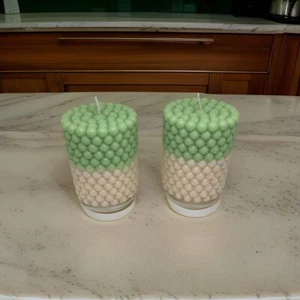2pcs Scented Candle | Handmade Soy Wax | Home Decor | Gift Idea | Tower Bubble - Picture 1 of 11