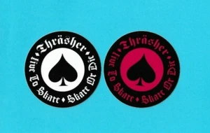 Revista Thrasher NUEVA Pegatina/Calcomanía Juramento 2.5" Negra o Roja ¡ENVÍO GRATUITO! - Imagen 1 de 3