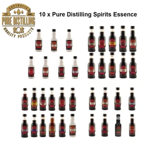 10X Pure Distilling Vodka Whiskey Rum Bourbon Spirits Essence 50ml Make 2.25L - Bild 1 von 38