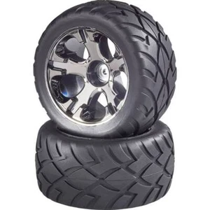 Ruote complete 1:10 truggy reely strada 5 raggi grigio titanio 2 pz - Foto 1 di 1