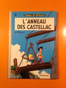 PEYO : JOHAN ET PIRLOUIT T11 : L'ANNEAU DES CASTELLAC EDITION DOS ROND DE 1974! - Picture 1 of 8