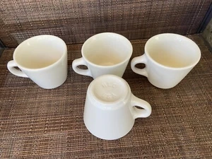 4 Vintage Homer Laughlin Restaurant Diner Ware Coffee Cups Mugs 3" 6oz. HLC USA - Picture 1 of 3