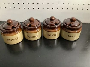 Vintage Late MCM Gewürz 4-teiliges Set. Ohne Löffel - Bild 1 von 5