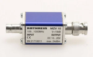21710011 Kathrein MZV 10 Vorsteckverstärker - Filter für MSK 33/MSK 200 - Bild 1 von 1