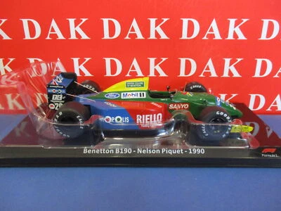 Die cast 1/24 Modellino Auto F1 Benetton B190 1990 N. Piquet - Immagine 1 di 4