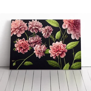 Majestuosas Flores Lienzo Arte de Pared Impresión Cuadro Enmarcado Decoración Sala Dormitorio - Imagen 1 de 5