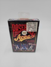 1992 Baseball ACES Playing Cards Poker Deck SEALED Bicycle Sports BLACK GOLD Tag