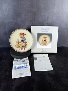 Vintage 1989 Goebel M.J. Hummel Porzellan Sammler Teller Made In Germany  - Bild 1 von 14