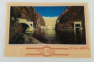 Vintage Postcard Hoover Dam Las Vegas Nevada Arizona - Picture 1 of 2