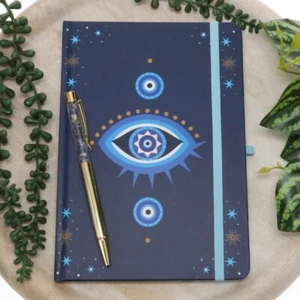 All Seeing Eye A5 Notebook with Crystal Pen - Picture 1 of 3