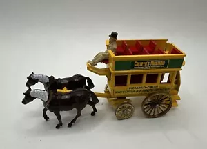 LLEDO DAYS GONE CLASSIC HORSE DRAWN BUS CARRIAGE 'COLMANS MUSTARD' REF 4012 - Picture 1 of 4