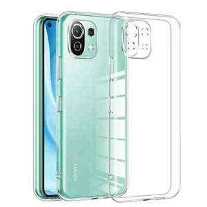 Custodia Cover Silicone Trasparente Protezione Camera XIAOMI MI 11 LITE / 5G NE - Foto 1 di 4