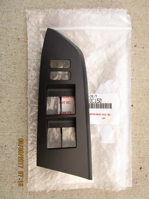 14-21 TOYOTA TUNDRA DELANTERO LH MASTER INTERRUPTOR VENTANA ELÉCTRICA BISEL EMBELLECEDOR NEGRO NUEVO Foto 1 de 2