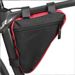 Triangle Bicycle Bag Water-Resistant Bike Frame Pouch Cycling Bike Accessories