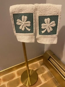 ST PATRICKS DAY Shamrock Bidet Washcloths Reusable Very Absorbent Bum Wipes - Picture 1 of 2