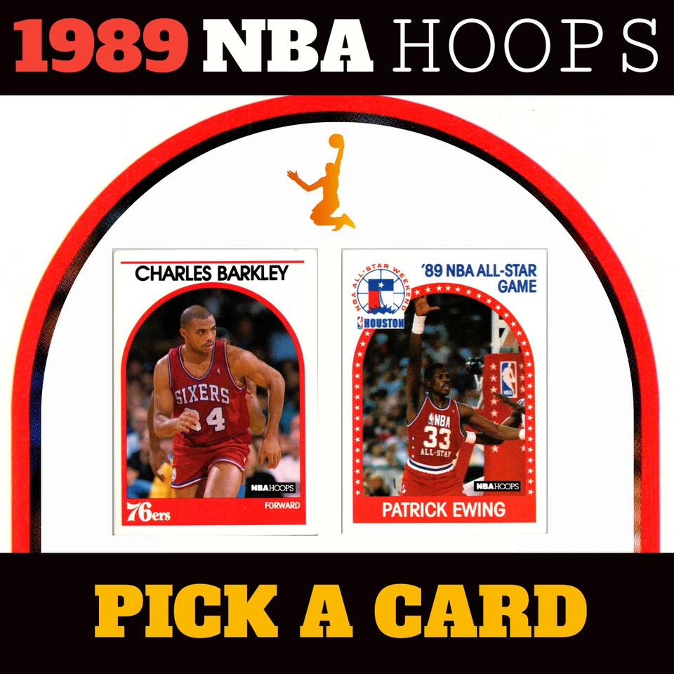 1989 NBA Hoops Basketball Cards - Pick A Card - BUY2GET4FREE! - Image 1 of 1