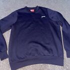 Rr Men?S Slazenger Navy Crew Neck Sweatshirt Soft Fleece Liner Size Xs