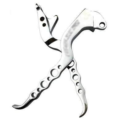 Chrome Hand Brake Clutch Levers Aluminum For Suzuki GSXR600 GSXR750 GSXR1000 - Image 1 of 4