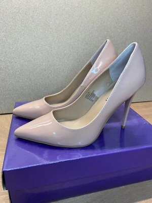 Madden Girl Women's Ohnice Nude Patent Leather Pump Heels US 9M  - Image 1 of 4