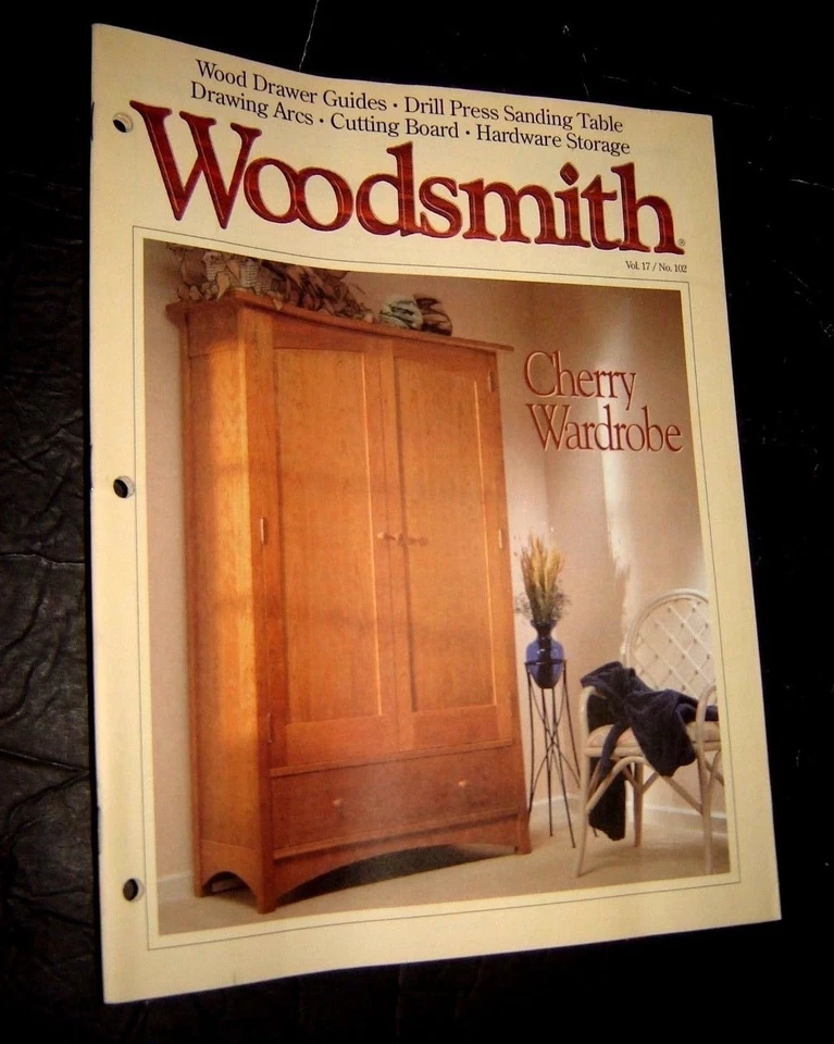 Woodsmith Magazine Vol 17 No 102 December 1995 Cherry Wardrobe Woodworking ! - Image 1 of 1