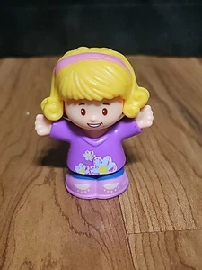 Little People Emma Figure Blonde Girl Big Helpers Home FHF34 - Picture 1 of 6