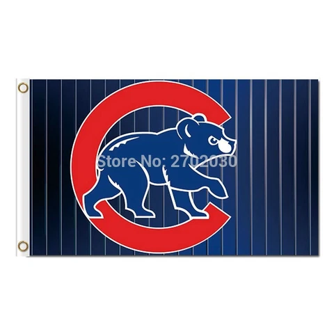 Chicago Cubs 3x5ft Banner Polyester Baseball WorldSeries ChicagoCubs007 Cover