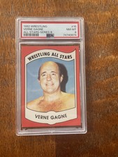 VERNE GAGNE 1982 WRESTLING ALL STARS SERIES B #15 PSA 8 ALL-STARS
