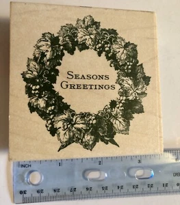 ANNA GRIFFIN All Night Media #580J35 Seasons Greetings Wreath NEW - Picture 1 of 5