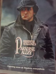 PARADISE VILEY SLY STALLONE FILM PUBBLICITÀ 8 1/2" X 11" ORIGINALE LAMINATO - Foto 1 di 1