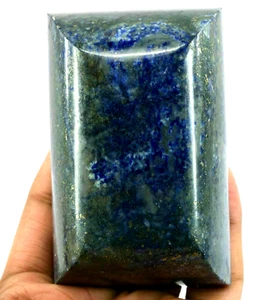 Natural 2341 Ct Certified Lapis Lazuli Loose Gemstone Emerald Shape - Picture 1 of 4