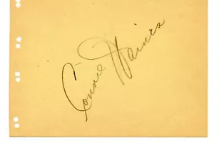CONNIE HAINES signed Cut Autogramm Original Vintage Big Band Musik Motown - Bild 1 von 1