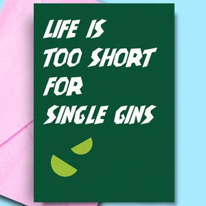 Life Is Too Short para regalos relacionados con ginebra individuales ideas de regalo para novio ginebra - Imagen 1 de 3