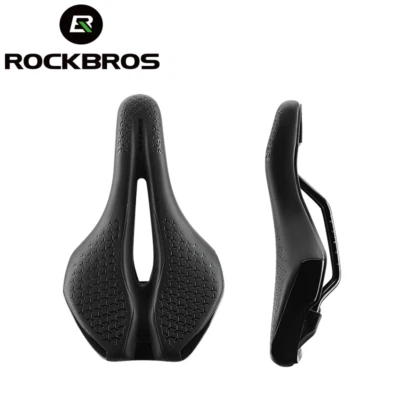 ROCKBROS Breathable Comfortable Bicycle Hollow Seat Saddle Cushion Saddle - Image 1 of 4