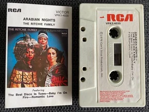THE RITCHIE FAMILY ARABIAN NIGHTS 1976 AUSTRALIAN RELEASE CASSETTE TAPE - Picture 1 of 3