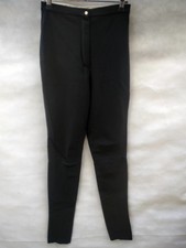 Vintage CAMELOT Adult Riding Jodhpurs Skinny Stretchy Black Nylon Size 24" Eques