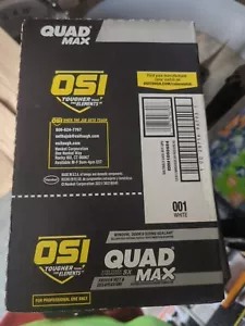 OSI Quad Max Window Door & Siding White Sealant 9.5 oz. (Pack of 12) White #001 - Picture 1 of 1