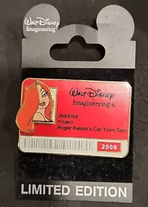 Prendedor Jessica Rabbit Disney 69582 insignia de identificación WDI 2009 exclusivo para miembros del elenco LE 300 - Imagen 1 de 6