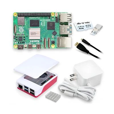 Raspberry Pi 5 8GB Starter Kit | 64GB microSD | Official 27W Power Supply | O... - Image 1 of 4