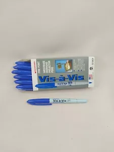 Box of GREEN Vis-A-Vis Vintage Wet-Erase Overhead Projector Transparency Markers - Picture 1 of 10