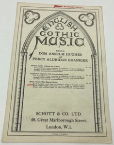 Madrigal - Motette - Beata Eingeweide Noten 4 Teile + Orgel Hughes Grainger - Bild 1 von 6