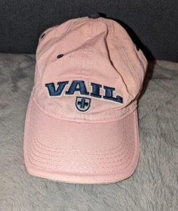 RARE VAIL COLORADO PINK HAT ADJUSTABLE CAP - Picture 1 of 3