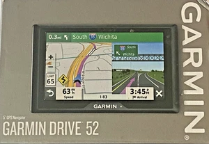 Garmin Drive 52 GPS Navigator 5 Zoll Display SD-Karte USA/Kanada FUNKTIONIERT benötigt Akku - Bild 1 von 21