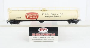 HO Atlas 1729-2 Suburban Propane ACF 33,000 Gallon Tank Car CNTX 1314 - Picture 1 of 8
