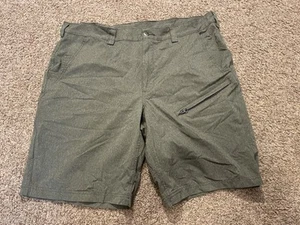 DULUTH TRADING Polyester Cargo Shorts Herren Gr. 40 grün/grau Wandern Outdoor - Bild 1 von 6