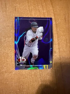 2025 Leaf National Convention - Manny Ramirez - 1990 Purple Lava Promo 7/7 - Picture 1 of 2