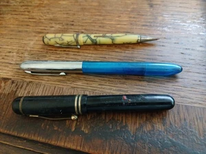 Vintage Füllfederhalter & Druckbleistift -14K Goldfeder + Sheaffer & Bleistift - Bild 1 von 2