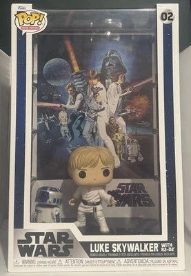 Funko POP! Star Wars A New Hope Movie Poster #02 Luke Skywalker Vinyl Figure - Image 1 of 4